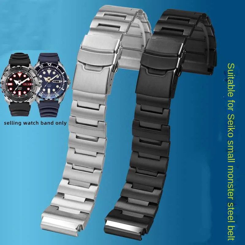 Bracciale In Acciaio Inossidabile Per Cinturino In Acciaio Di Precisione Seiko N. 5 Cinturino Per Orologio Con Denti Rossi Water Ghost Monster Srph75K