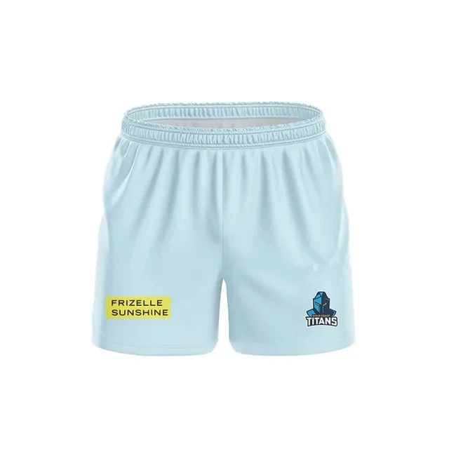 

Коллекция 2024 года, трикотажные шорты GOLD COAST TITANS Home для регби, размер S--5XL
