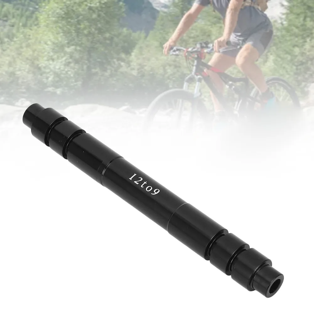 알루미늄 합금 자전거 스루 액슬 어댑터 100mm/135mm 설치가 간편한 허브 어댑터 12mm에서 9mm 허브 스위어 어댑터