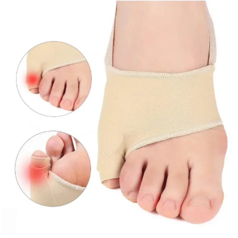 2pcs Tailor Bunion Corrector Pads Splint for Bunion Pinky Toe Relief Toe Straightener Little Toe Separator With Anti-Slip