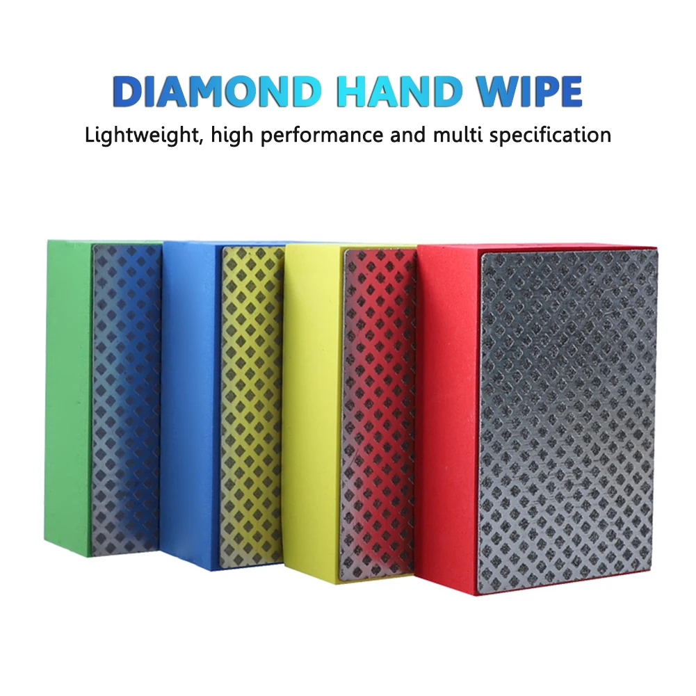 

Diamond Hand Polishing Pads 95x60mm Tile Glass Abrasive Grinding Block Pad Stone Marble Ceramic Abrasive Sanding Disc