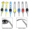 1Pc Professional Eyebrow Tweezers Eyebrow Hair Removal Clip Makeup Eyelash Extension Eyelash Tweezers Beauty Random color 1