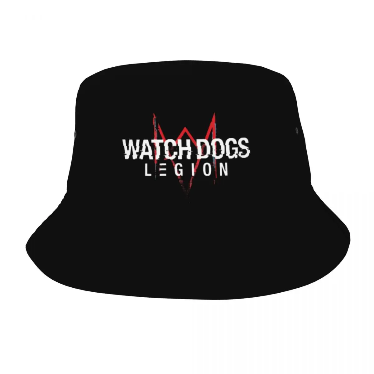 Hot Summer Headwear Watch Dogs Legion Logo Merchandise Bucket Hat Style Woman Sun Hat Boonie Hat Fishing Fisherman Hat Outdoor