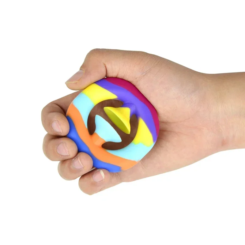 1pcs Adult Child Simple Dimple Stress Toys Decompression Pop Hand Grips Anti Stress Finger Hand Grip Reliever Fidget Toy