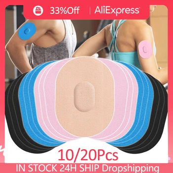 10/20Pcs Waterproof Adhesive Patches Freestyle Libre Sensor Covers Patch Clear CGM Sweatproof Overpatch Tape Long Lasting