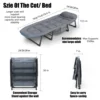 American Folding Bed, Household Single Sofa Bed, Nap And Nap Lounge Chair, Essential For Courtyard Sunbathing 2