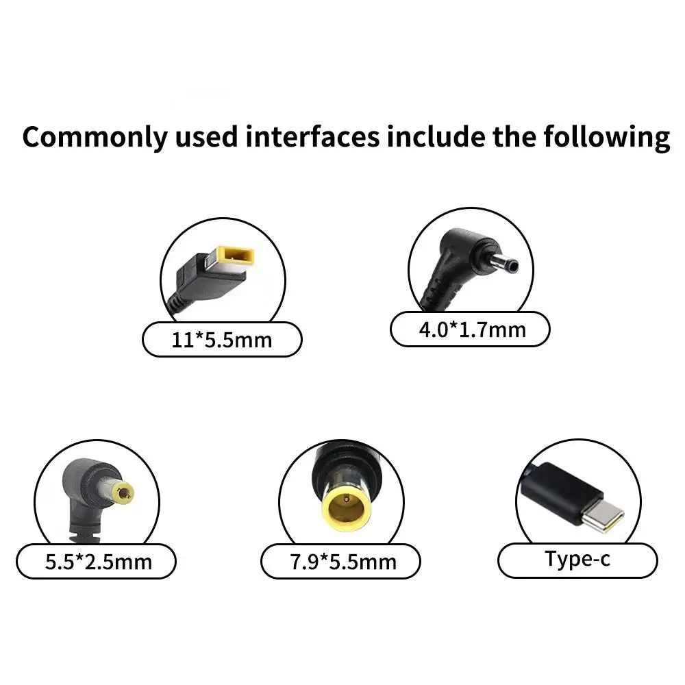 20V 3.25A 65W 4.0*1.7MM Laptop Charger For Lenovo Adapter  IdeaPad 310 100S 100-15 B50-10 YOGA 710  T480 E580 /Redmibook 13 14