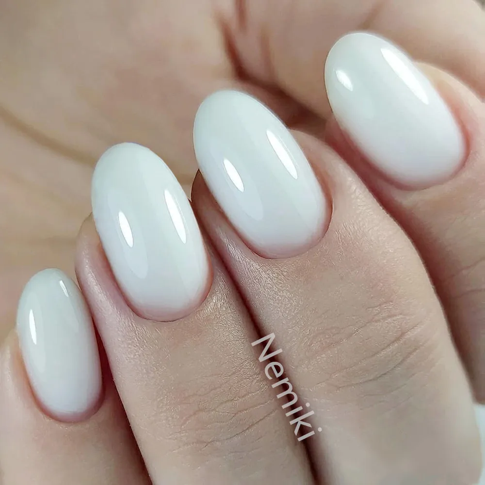 Roze Korte Nep Nagels Voor Het Lijmen Van Kunstmatige Pers Op Valse Nagels Diy Lady Full-Cover Vingertop Ovale Top Manicure Tool