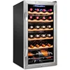 24 Bottle Compressor Wine Cooler Refrigerator w/Lock | Large Freestanding Wine Cellar For Red,White,Champagne or Sparkling Wine 1