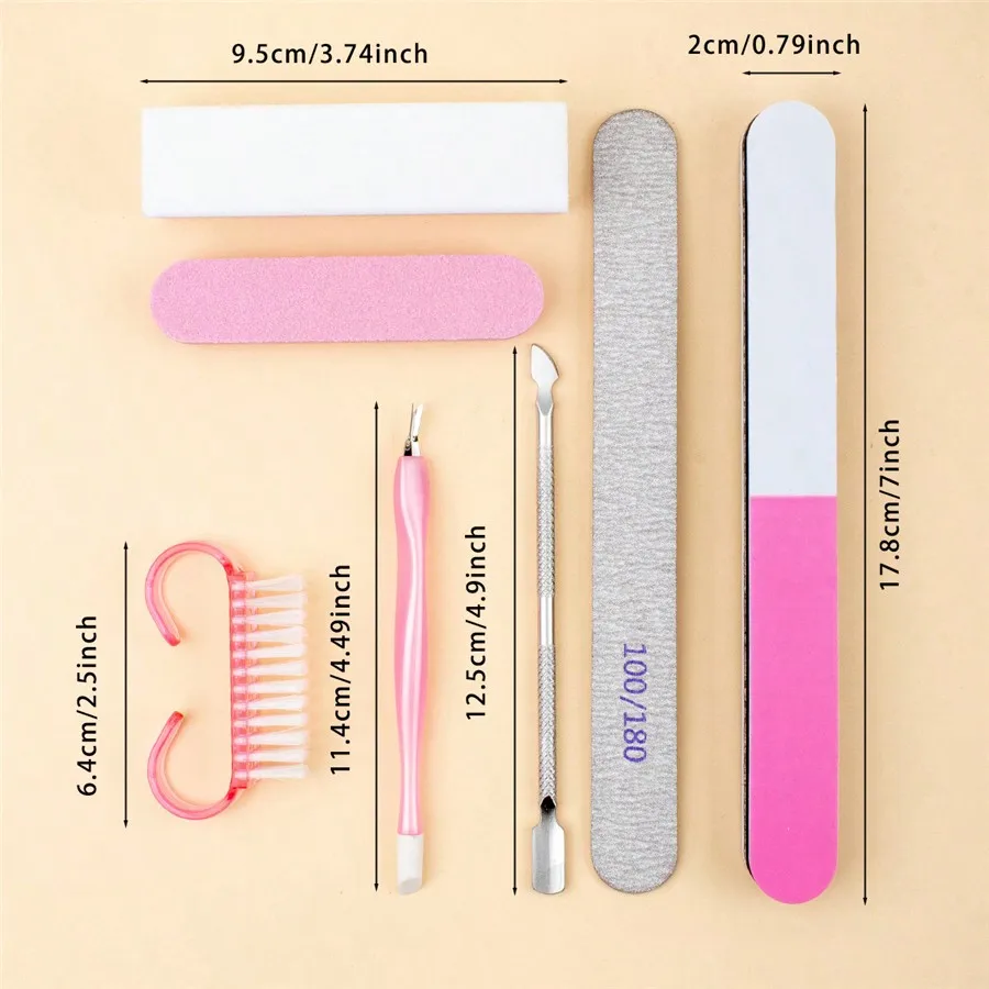 Nail Cleaning Tool Kit with Nail File and Clipper