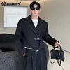 LUZHEN Original Metal Buckle Placket Design Blazer Short Jacket Men's Fashion Elegant Korean 2025 Spring New Trendy Coat LZ3653 1