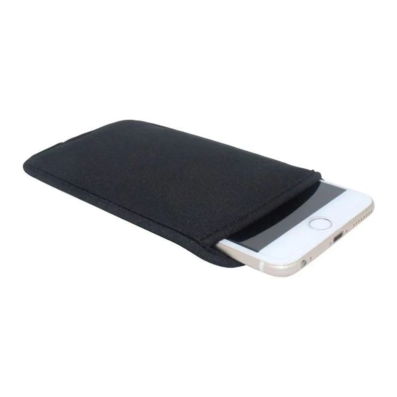 Shockproof Dustproof Phone Case Pouch with Neoprene Lining for 6-6.5 Inch Smartphones