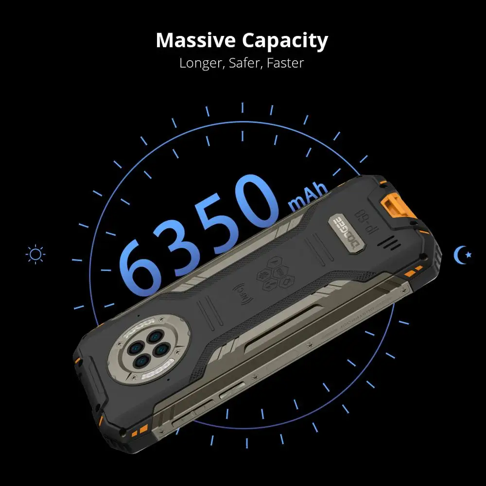 DOOGEE S96 Pro 8GB+128GB Smartphone 48MP Round Quad Camera