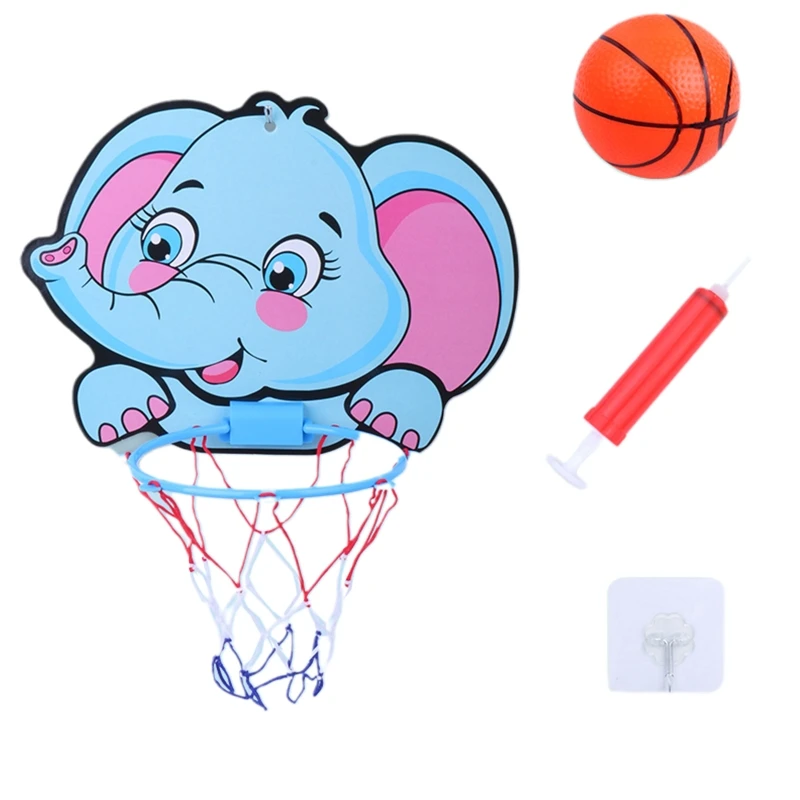 Basketball Hoop Baby Toys Indoor Plastic Basketball Backboard Home Sports  for Kids Lion Elephant Funny Game Fitness Excersise