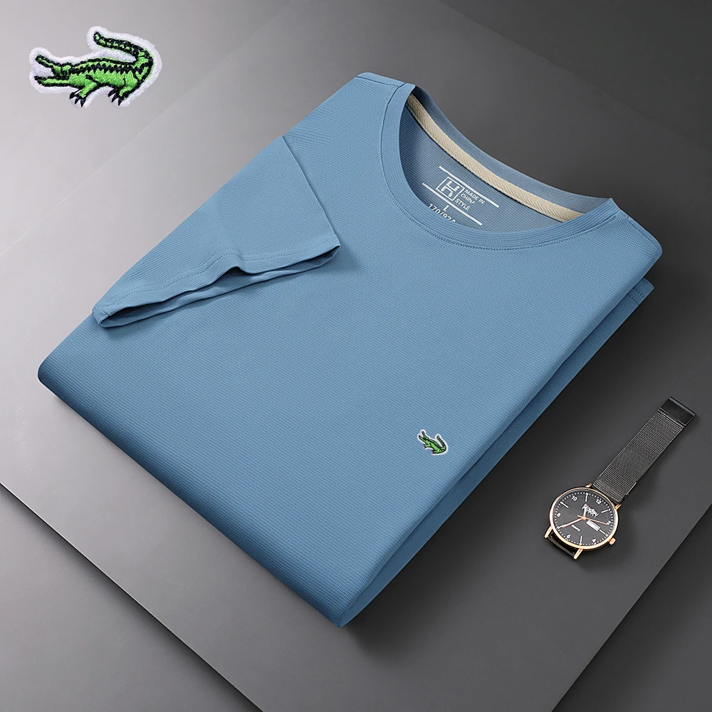 

Embroidery CARTELO 2023 New Summer Quick-drying High-quality O-neck T-Shirt Breathable Top Casual Running T Shirt For Men