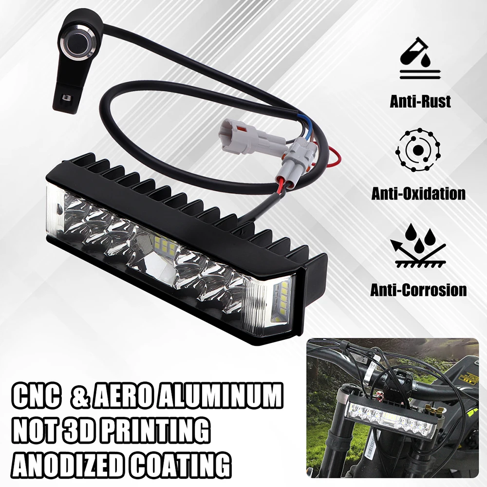 Headlight Switch Kit Plug And Play White For Sur Ron Surron Lbx Segway