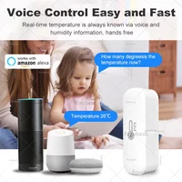Zigbee 3.0 Temperature And Humidity Sensor Thermo meter Hygrometer Home Automation For Alexa Amazon Google Home Assistant Z2M - Image 3