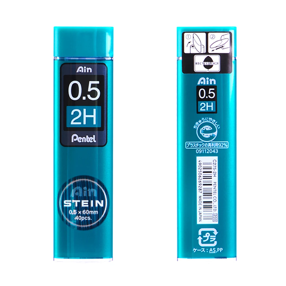 Pentel Lead Core C275 Extremely Fine Mechanical Pencil Core HB/2B Black Resin Pencil Lead STEIN 0.3/0.5/0.7/0.9mm Stationery 3