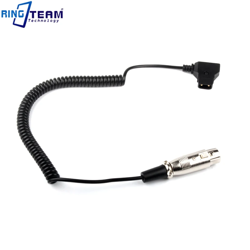 Suitable for Anton camera/monitor power cord B-type port plug to four-pin 4-core XLR CANNON female D-TAP