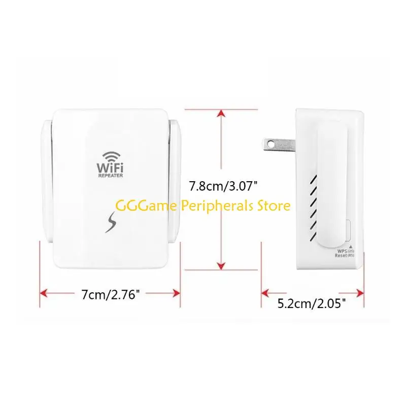 U55B Wifi 리피터 무선 라우터 확장기 신호 부스터(안테나 포함) Sky-WPS