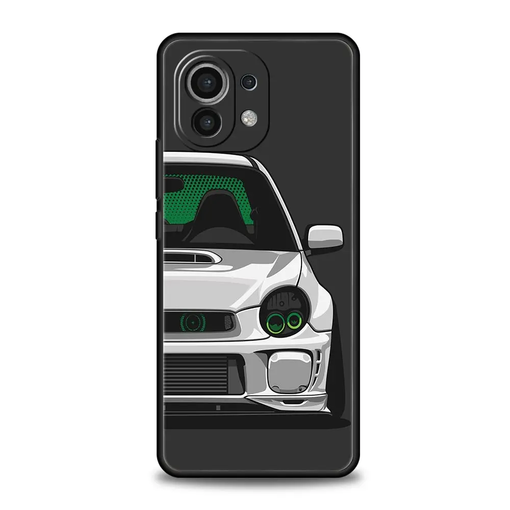 JDM Sports Cars Comic Soft TPU Phone Case Cover
