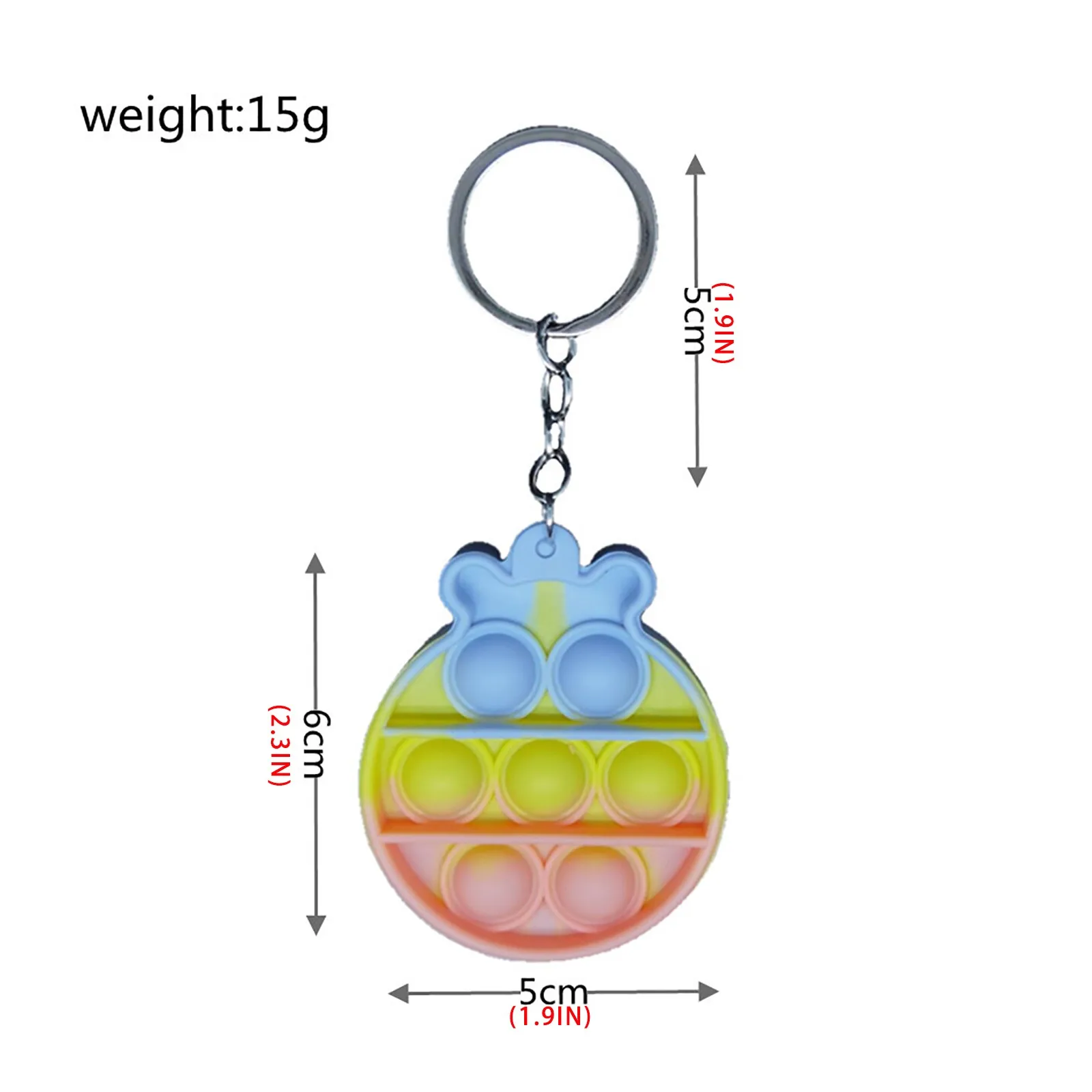 mochis squishy toys Cheap Mini Push Bubble Sensory Fidget Toys Keychain Simple Dimple Squishy Anti Stress Reliever For Adult Kids Popeit Fidget Toy squeezy toys Squeeze Toys