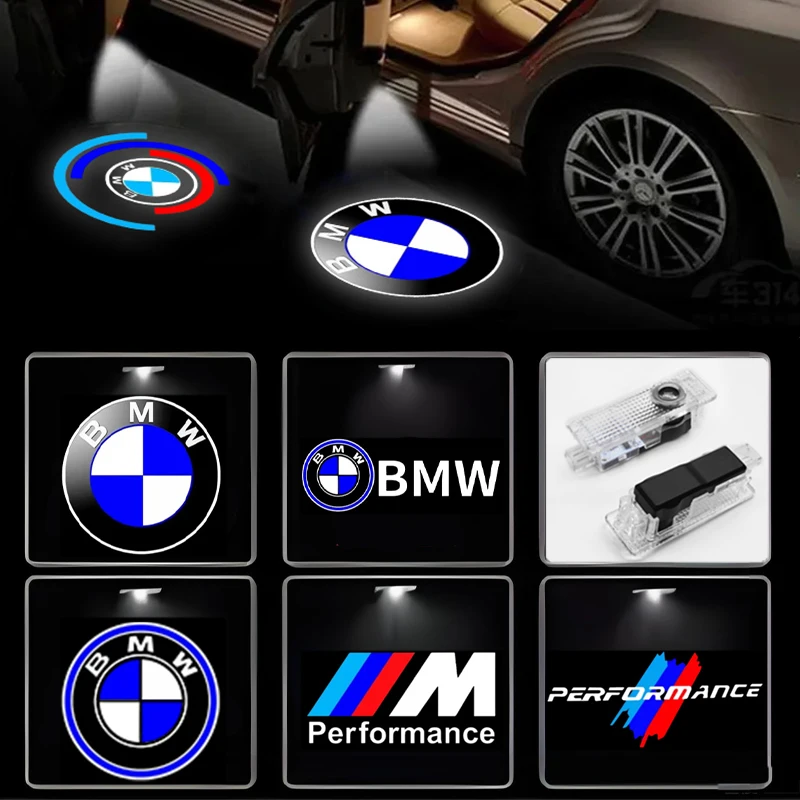 BMW F02 F10 F15 F30 F32 F80 F82 G20 G26 G30 M4 M5 G08 X3 X4 자동차 액세서리용 LED 자동차 HD 도어 웰컴 고스트 섀도우 라이트