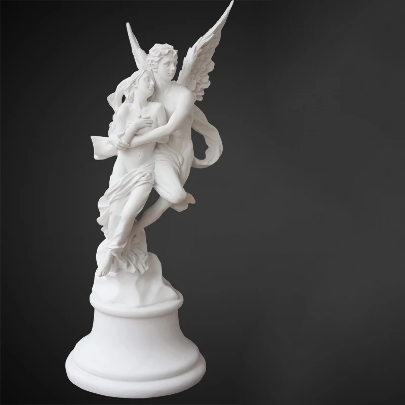 

Греческая богиня ins штукатурные скульптуры украшения европейский домашний декор Ангел полимерная статуя Эрос Искусство Орнамент Свадебные украшения подарки