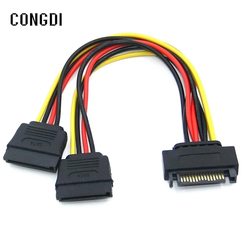 Cavo Di Prolunga SATA 22 Pin (7+15) Maschio/Femmina | 50cm Per Collegamento Dispositivi | Cavo Dati E Alimentazione Combinato
