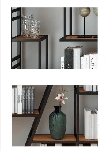 Iron Bookshelf Floor Rack Simple Modern Study Display Rack Children's Storage Bookcase