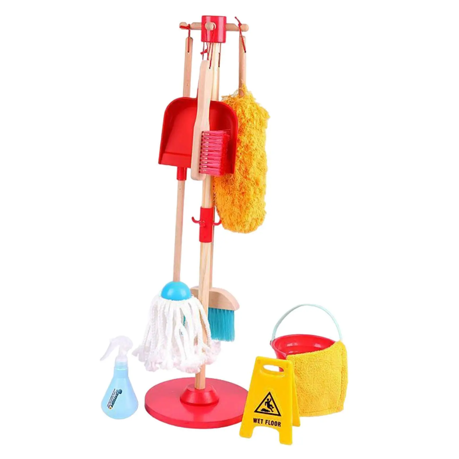 Kids Household Cleaning Tool Hands on Ability Pretend Play Housekeeping for Ages 3+ Years Old Boys Girls Children Birthday Gift