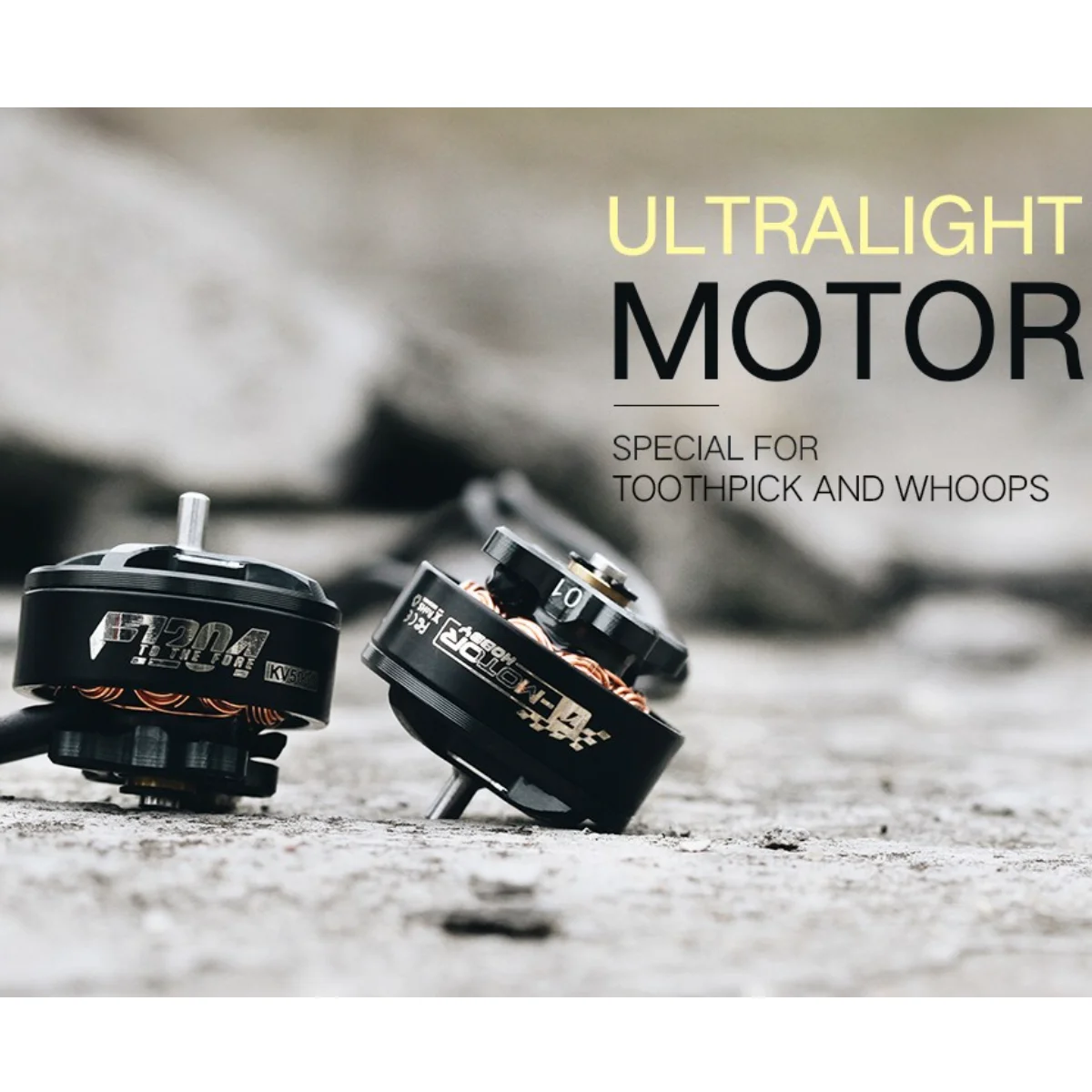 Moteur Drone FPV T-MOTOR F1204 KV5000/KV6500 2-3S Sans Balais Ultraléger