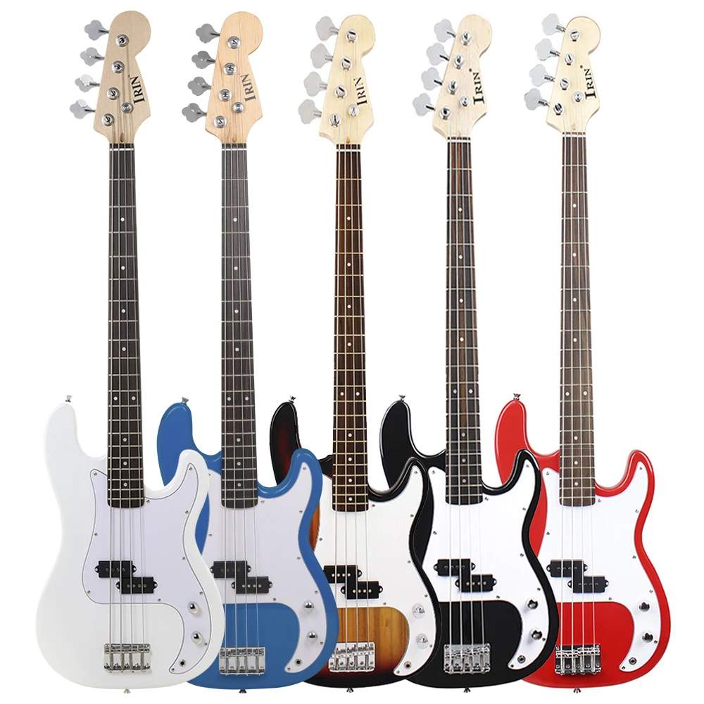 ST Bass Guitar Maple Body Electric Bass Guitar Professional Play Performance with Bag Strings Strap Tuner Accessories electric bass guitar