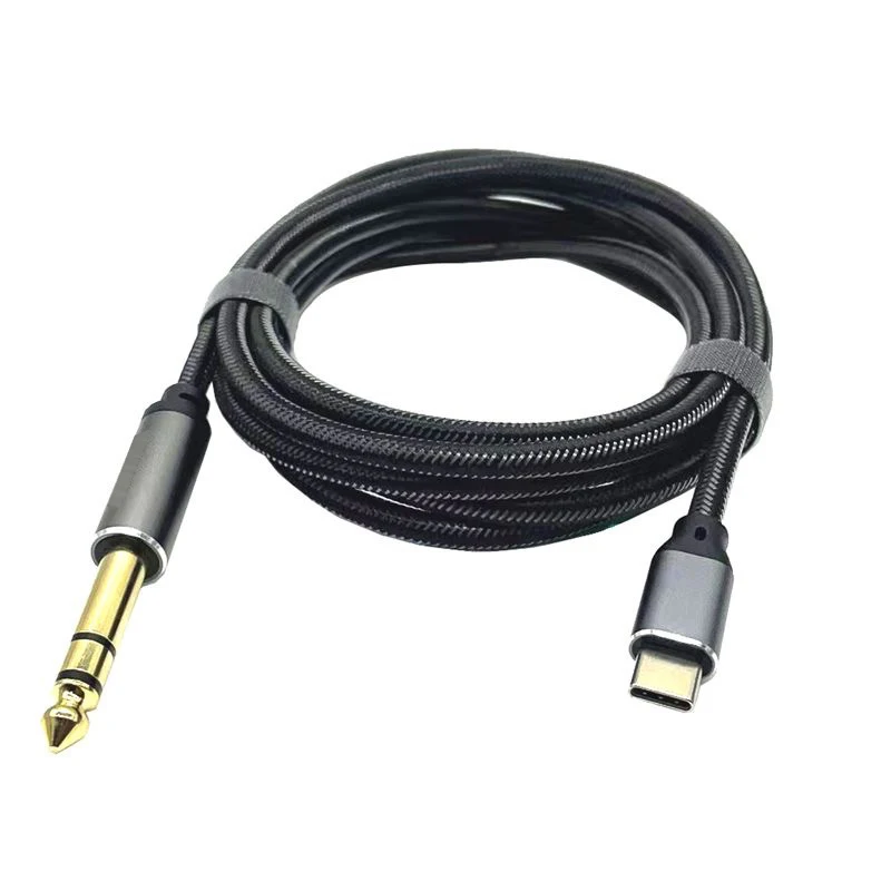 Cavo Audio USB-C A Jack TRS 6,35 Mm (1/4 Pollice) Stereo 1 Metro - Per Smartphone, PC Ad Altoparlanti, Amplificatori