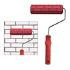 Paint Tool Brick Embossing Roller for Wall Decoration Imitation Brick Pattern DIY Art Paint Texture Rolling Flower Roll 2