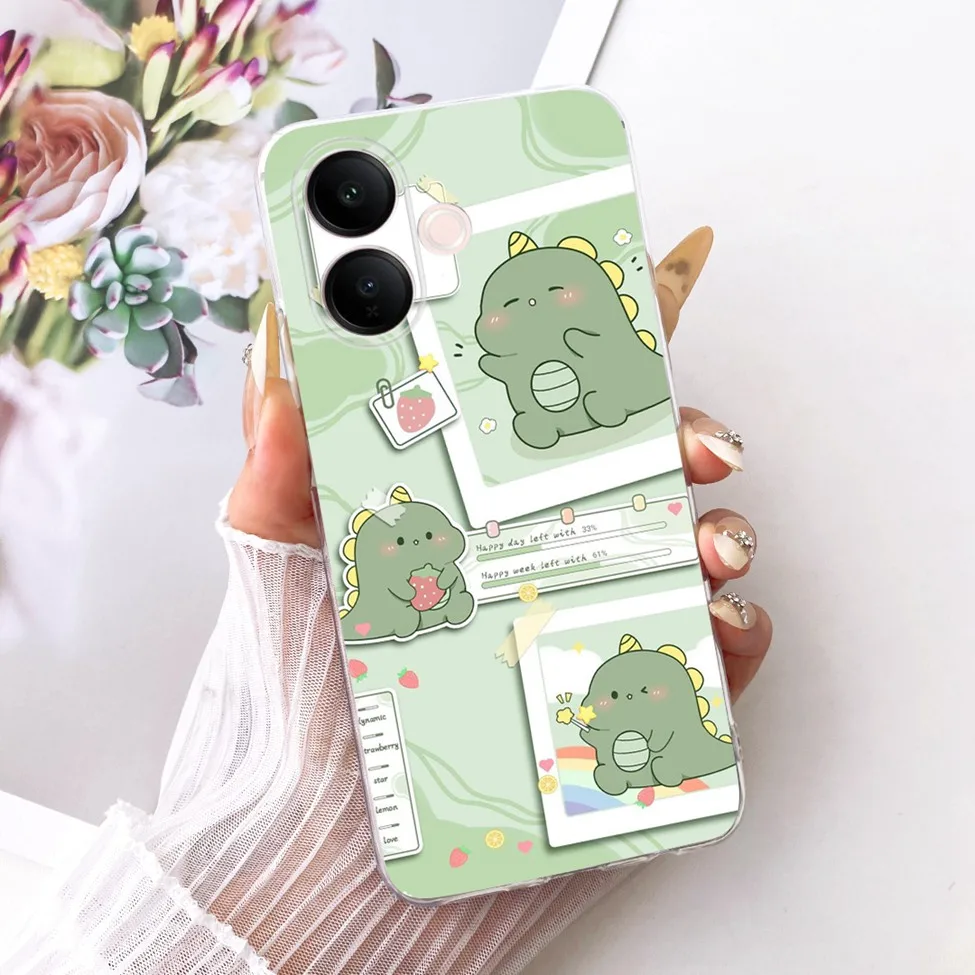 Clear Luxury Cute Cat & Butterfly Painted Case