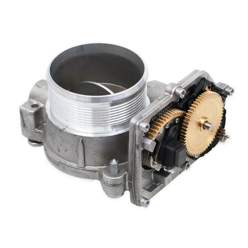 Intake Manifold Throttle Body 1 Set Metal Actuator Gear Kit Compatible with Audi Ford Skoda VW TDI CRTD Kia/Hyundai Car Replacement Parts
