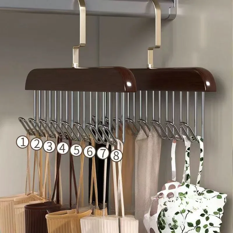 Wooden Belt Rack Women Storage Hangers For Clothes Case Home Wardrobe Accessories Scarf Organizer Men Tie Belt Hangers