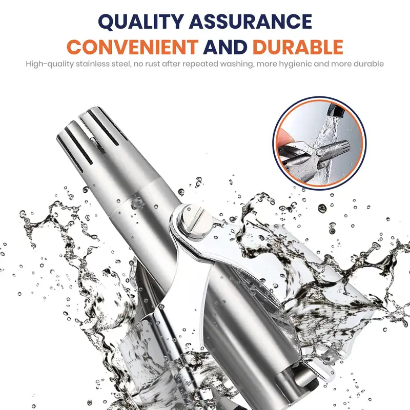 Ear and Nose Hair Trimmer Clipper Painless Hair Trimmer for Men Women Manual Trimmer with Waterproof Hand wash Easy Cleansing - Image 4