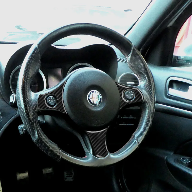 Carbon Fiber, Car Dashboard Decoration Sticker, For Alfa Romeo 159