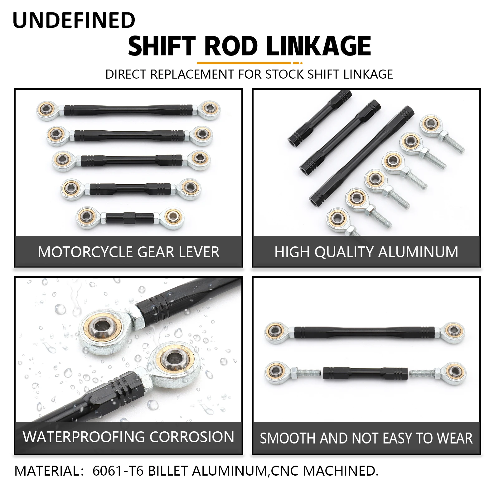 Motorcycle Shift Rod Motorcycle Shift Rod Linkage 40 70 90 100 120 150 160 170 180 190 200 220 280mm Footrest Foot Peg Rearset Gear Shift Shifter Rod