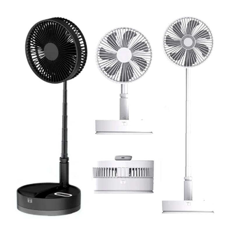 

Convenient Home Electric Fan USB Desktop Office Electric Fan 4-Speed Retractable Floor Fan