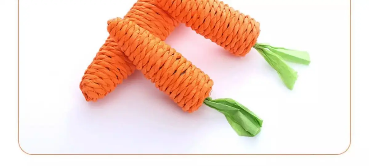 Interactive Cat Carrot Teething Stick With Sound And Scratch Pad_voghion.com