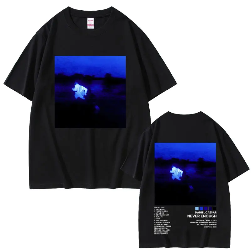 Rapper Daniel Caesar Never Enough Album Graphic Print T-shirt Men