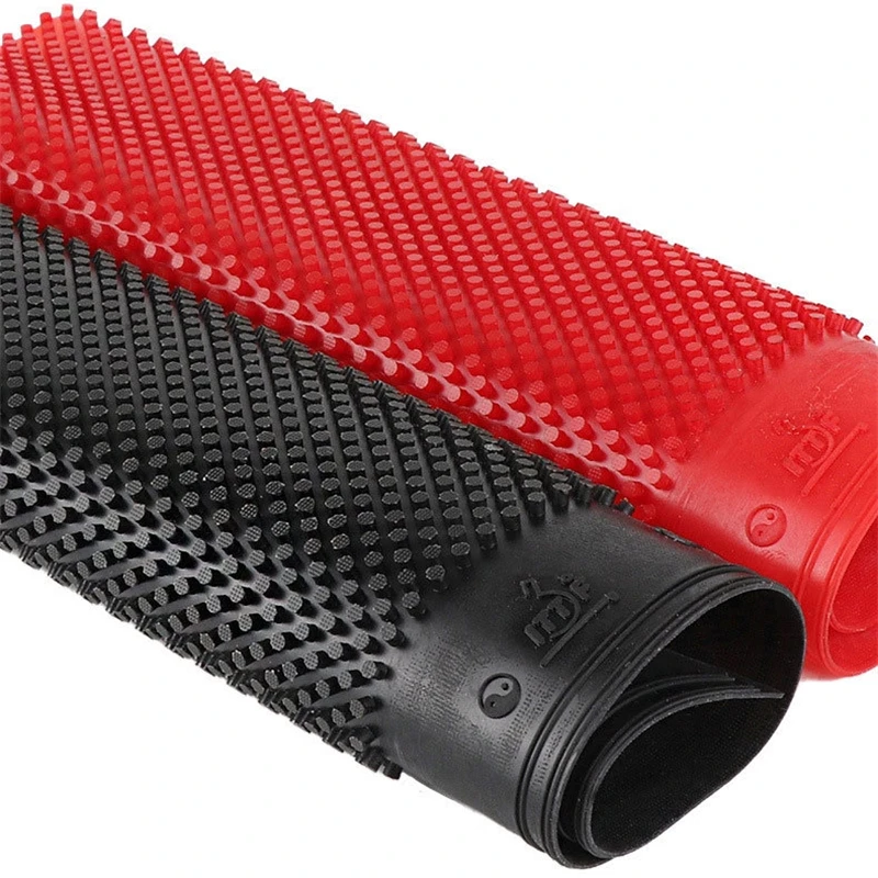 KOKUTAKU Long Pimples Out Rubber OX Black Red Non-cured / Cured Pips Out Rubber without Sponge Developed by Huang Jianjiang table tennis rubber