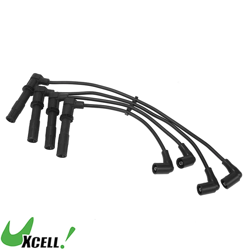 UXCELL Car Spark Plug Coil Wires Ignition Coil Harness Cable Fit for VW Golf IV 1.4 16 V (1997-2005) 55 KW No.036905409K