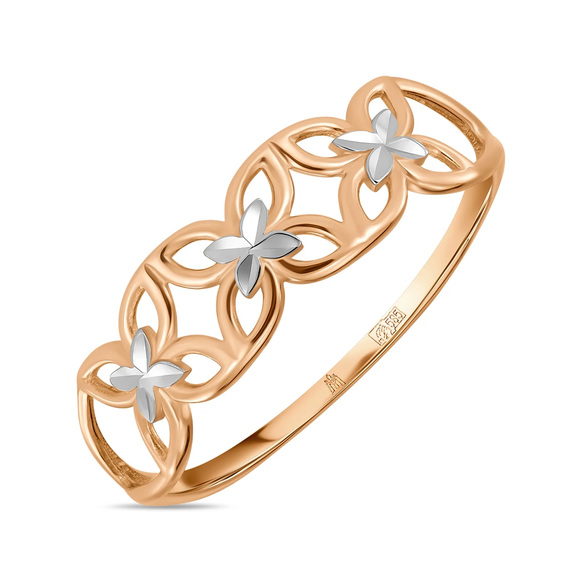 Gold ring 585 tests miuz diamonds (Moscow Jewelry Factory) | Украшения и аксессуары
