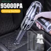Car Vacuum Cleaner 95000PA Strong Suction Wireless Vacuum Cleaner for Car Home 2in1 Handheld Portable Vacuum Cleaner Blower