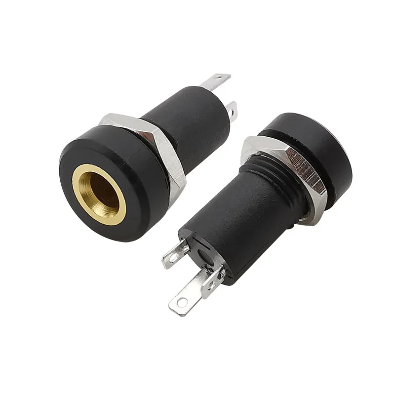 Description Picture 3 of item2/5/10Pcs PJ-392A 3.5mm Audio Female Jack 3/4Pole Stereo Solder Panel Mount Connector With Nuts 3/4Pin Headphone Socket PJ392A