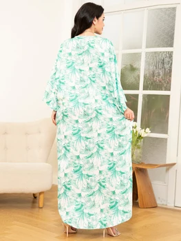 Spring/Summer Collection - Boho Riche V-Neck Pocket Batwing Sleeve Long Dress - Feminine Fit, Vacation Style 2